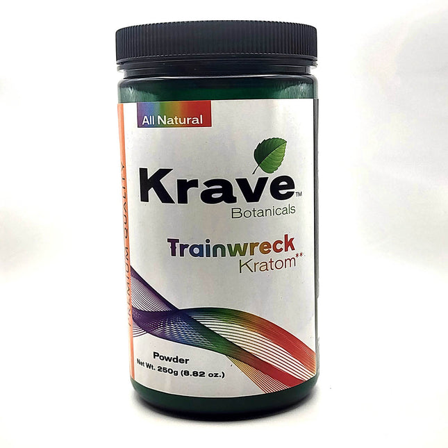 Krave Trainwreck Kratom Powder 250 Grams.