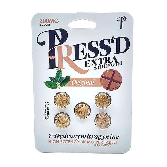 Pressd Extra Strength 200mg Pack 40mg Tablets 5pk Original.