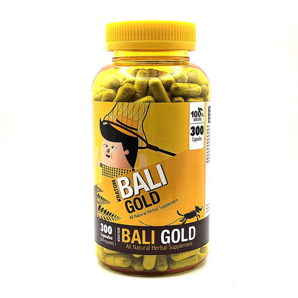 Bumble Bee Kratom Bali Gold Capsules 300 Count.