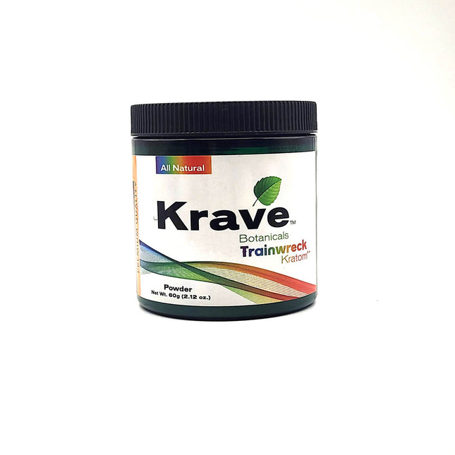 Krave Trainwreck Kratom Powder 60g.