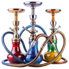 Hookahs.