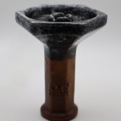 Amy Deluxe White+Black+Brown Ceramic Bowl.