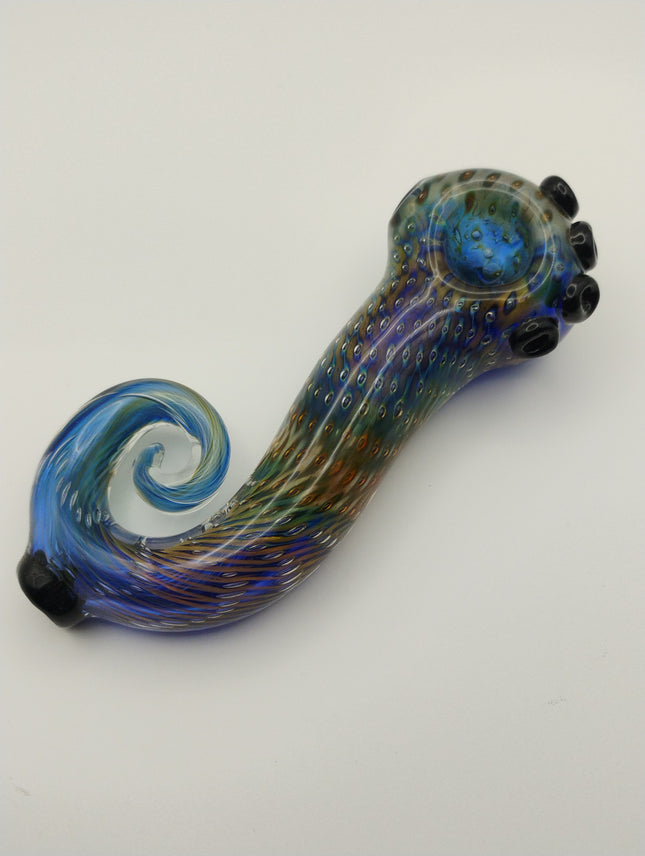 5" Mixed Colors Serpentine Pipe.