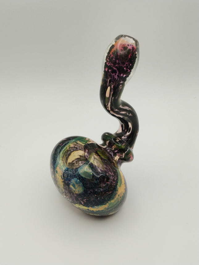 4.5" Blue Emerald Turtle Pipe.