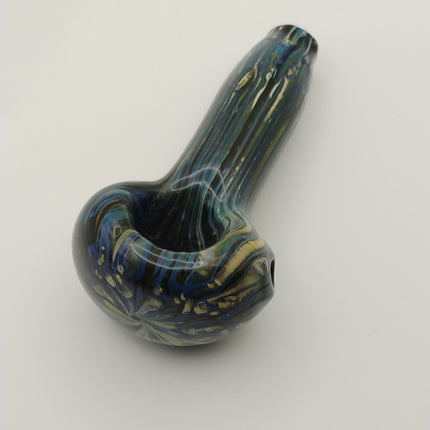 4" Blue White Pipe.