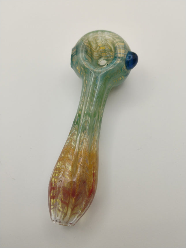 4.5" Rainbow Rake n Wrap Pipe.