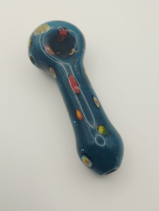 4" Blue Graphic Pipe.