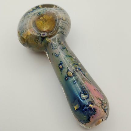 4.5" Artisan Mixed Frit Pipe.
