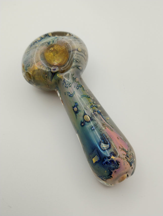 4.5" Artisan Mixed Frit Pipe.