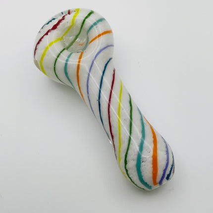 4.5" Rainbow Frit Pipe.