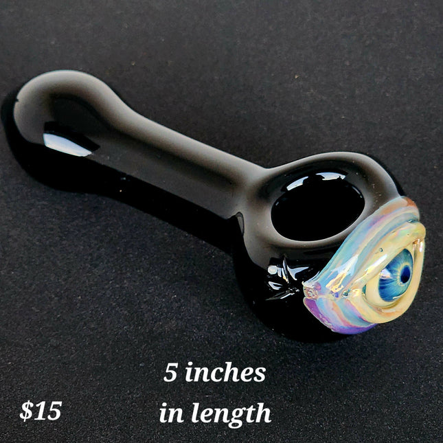 5-Inch Eyeball Glass Hand Pipe – Bulk Pack of 50.