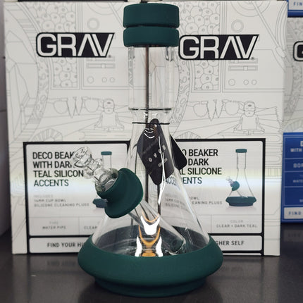 GRAV Deco Beaker with Silicone Accents.