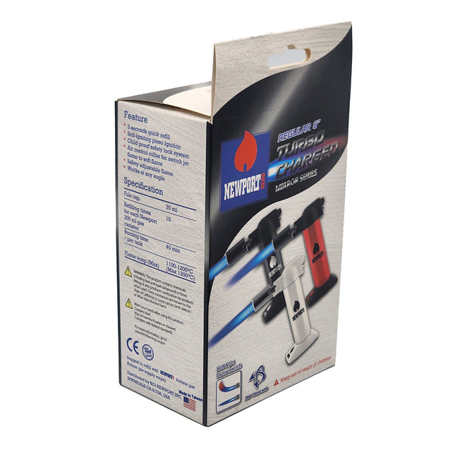 Newport Zero Turbo Charged 6" Butane Torch.