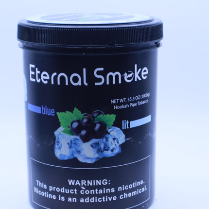 Eternal Smoke Hookah Tobacco- Blue Lit.