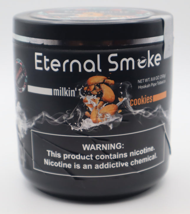Eternal Smoke Hookah Tobacco- Milkin' Cookies.