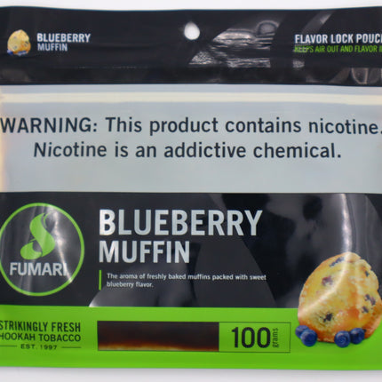 Fumari Hookah Tobacco- Blueberry Muffin'.