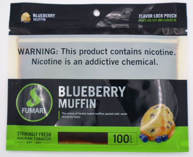 Fumari Hookah Tobacco- Blueberry Muffin'.