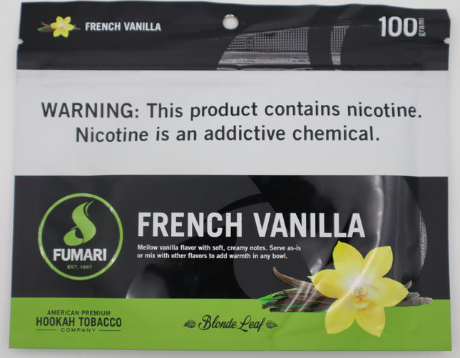 Fumari Hookah Tobacco- French Vanilla.