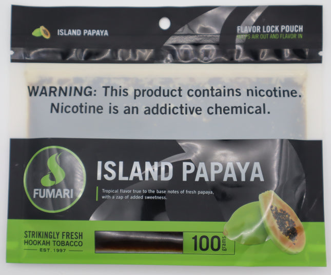 Fumari Hookah Tobacco- Island Papaya.