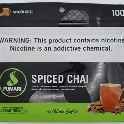 Fumari Hookah Tobacco- Spiced Chai.