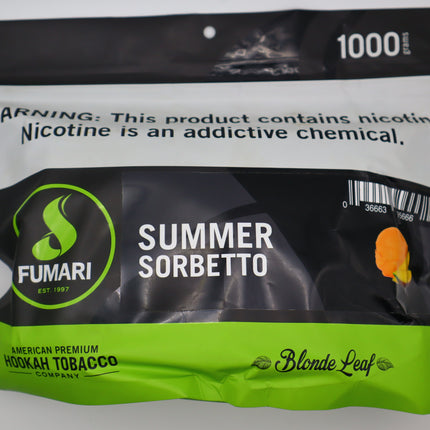 Fumari Hookah Tobacco-Summer Sorbetto.