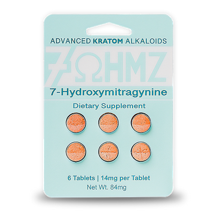 7OHMZ Kratom Tablets 6 Pack.