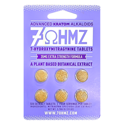 7OHMZ 35MG Extra Strength 7-Hydroxymitragynine Tablets.