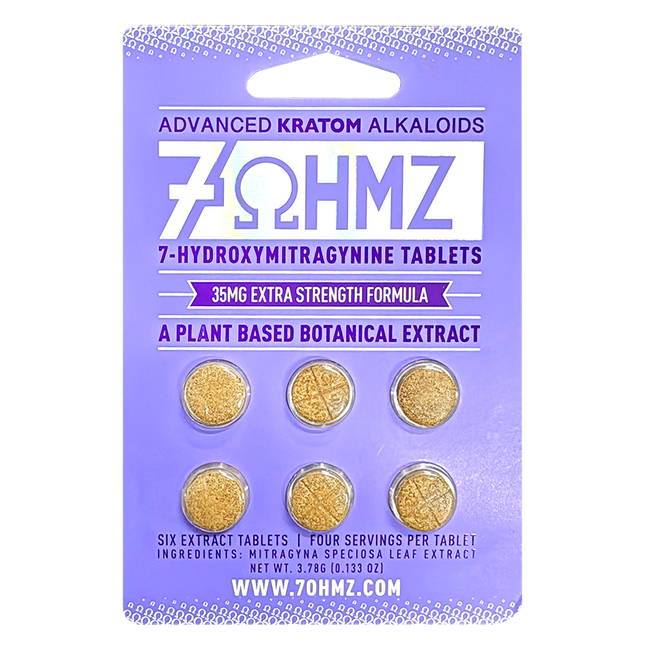 7OHMZ 35MG Extra Strength 7-Hydroxymitragynine Tablets.