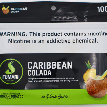 Fumari Hookah Tobacco- Caribbean Colada.