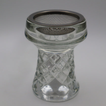 Clear Crystal Hookah Bowl.