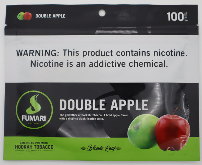 Fumari Hookah Tobacco- Double Apple.