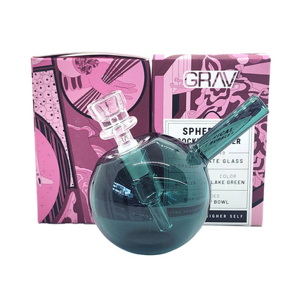 GRAV Spherical Pocket Bubbler Lake Green
