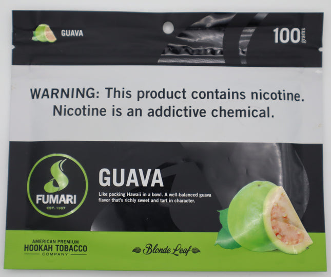 Fumari Hookah Tobacco- Shaka Guava (Guava).