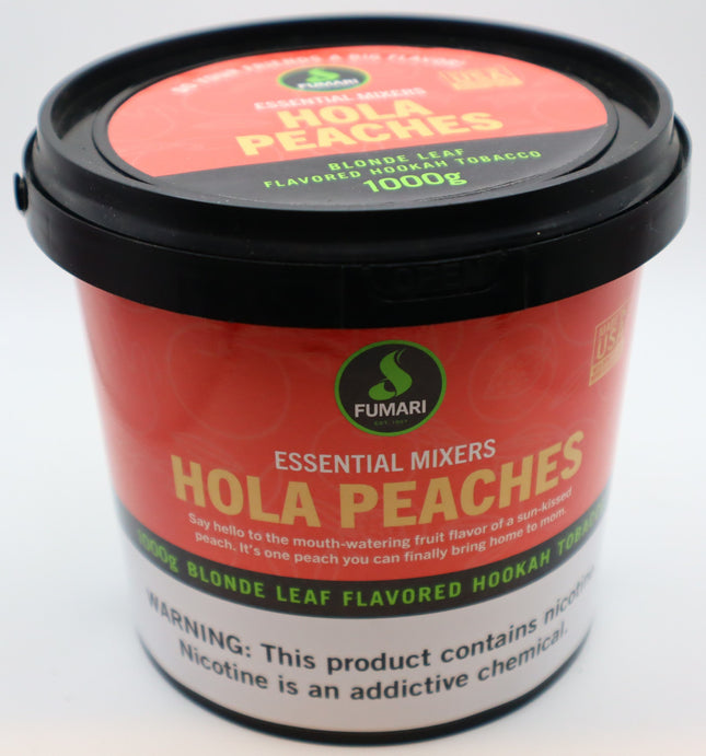 Fumari Hookah Tobacco-Hola Peaches (White Peach).