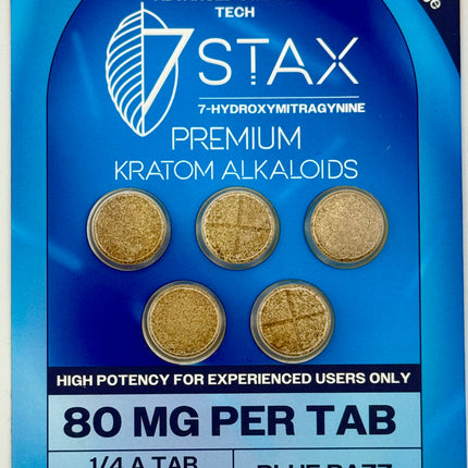 7 Stax 400mg 5ct Blue Razz