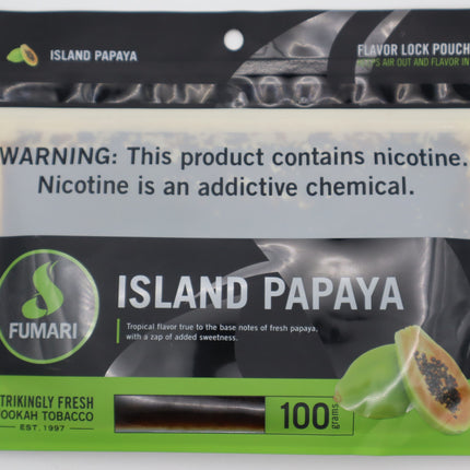 Fumari Hookah Tobacco- Island Papaya.