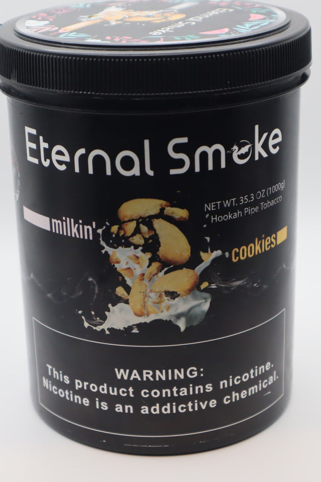 Eternal Smoke Hookah Tobacco- Milkin' Cookies.
