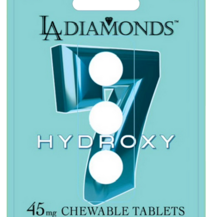 LA DIAMONDS 7-HYDROXY Chewable Tablets - Twelve 3-packs.