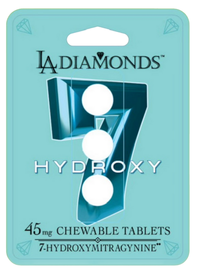 LA DIAMONDS 7-HYDROXY Chewable Tablets - Twelve 3-packs.