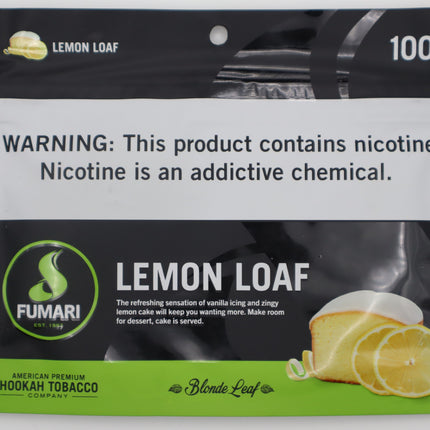 Fumari Hookah Tobacco- Lemon Loaf (100 Grams).