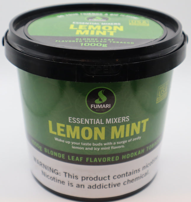 Fumari Hookah Tobacco- Lemon Mint.
