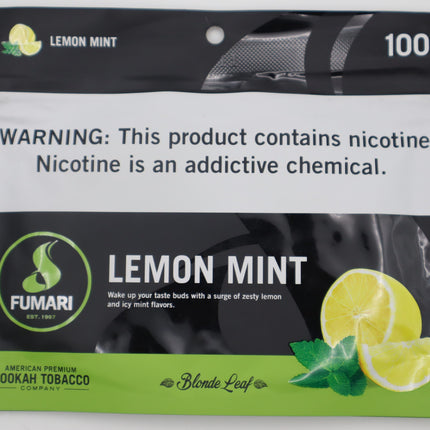 Fumari Hookah Tobacco- Lemon Mint.