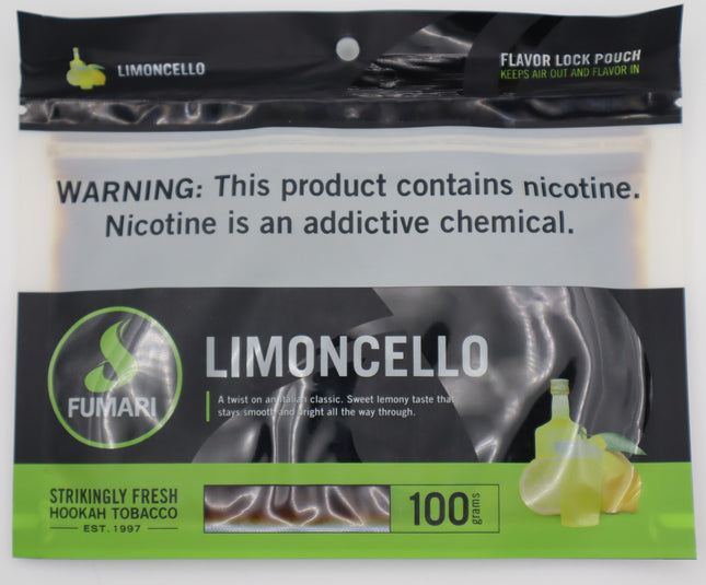 Fumari Hookah Tobacco- Limoncello (100 Grams).