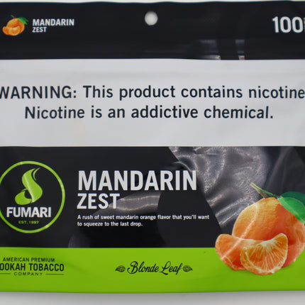 Fumari Hookah Tobacco- Mandarin Zest (100 Grams).