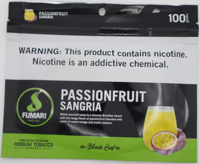 Fumari Hookah Tobacco- Passionfruit Sangria (100 Grams).