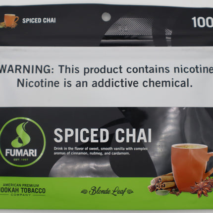 Fumari Hookah Tobacco- Spiced Chai.