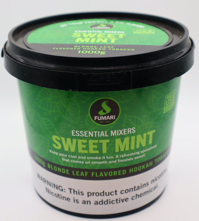 Fumari Hookah Tobacco- Sweet Mint (1 Kilo).