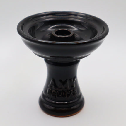 Amy Deluxe Gloss Black Ceramic Bowl.