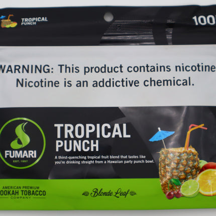 Fumari Hookah Tobacco- Tropical Punch.