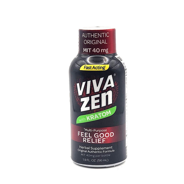 Viva Zen Authentic Original Kratom Liquid 40mg 56ml.
